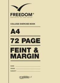 BOOK EXERCISE A4 72PG F/M