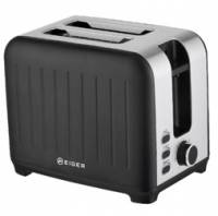 EIGER TOASTER STAINLESS STEEL ALINEA NERO