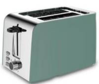 TOASTER ELEKTRA 850W 2 SLICE PLASTIC GREEN