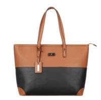 BAG LAPTOP SUPANOVA PEBBLE LADIES 15.6 INCH BLACK BROWN