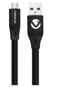 CABLE VOLKANO MICRO SLIM SERIES BLACK