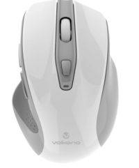 VOLKANO AURUM SERIES RECHARGEABLE BT+2.4GHZ MOUSE - WHITE